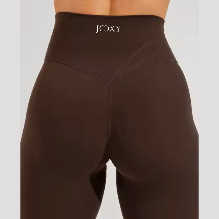 Lemon Lift High-Waist Flared Leggings-1